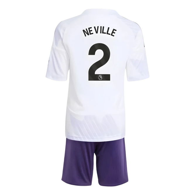 2025-20 Man Utd Away Shirt with Neville 2 L M