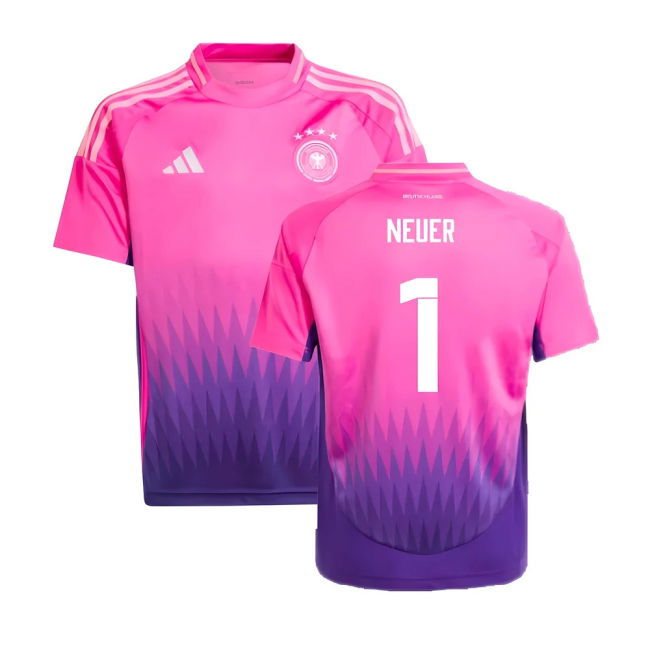 Kids Pro Style Germany Away Pro Shirt 2024-2025 (Neuer 1)