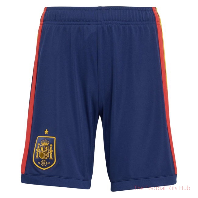 [LK] 2026/27 Spain Home Shorts (Dark Blue) - Kids