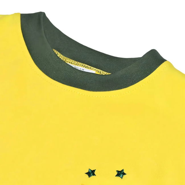 Team Brazil 1972 Three Times Champions Retro Football Shirt
