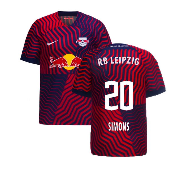 Red Bull Leipzig Official 2023-2024 Away Shirt (Simons 20)