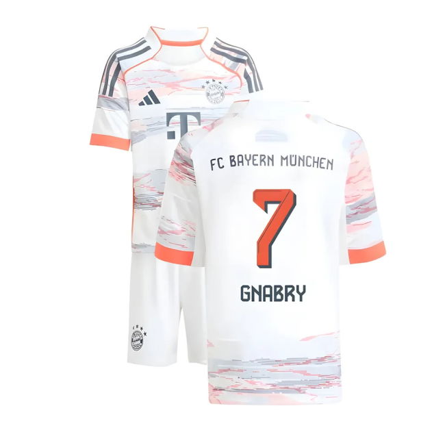2025-2026 Bayern Munich Away Economic Kit (Gnabry 7) Moisture Wicking