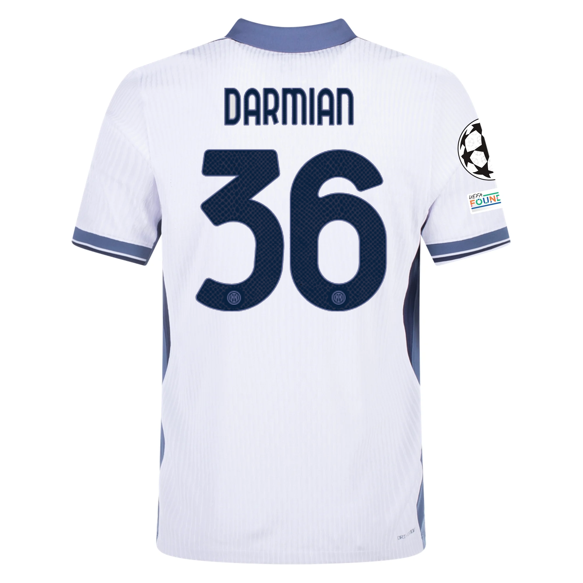Inter Milan Darmian 2024-2025 UCL Away Jersey – Authentic Shirt