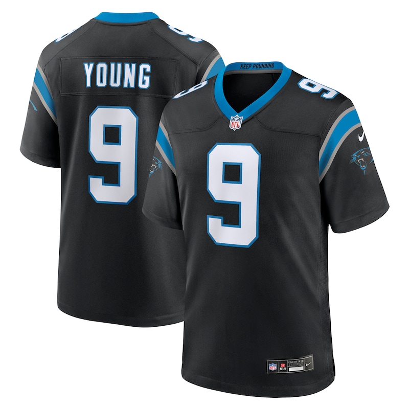 None Bryce Young CAR Panthers Iconic Top-Grade Jersey Football Apparel