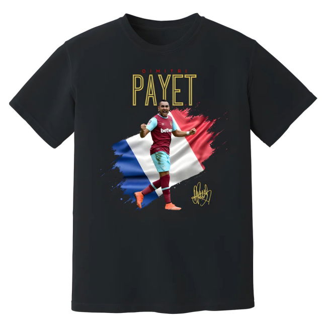 Dimitri Payet West Ham Celebration T-Shirt - Black