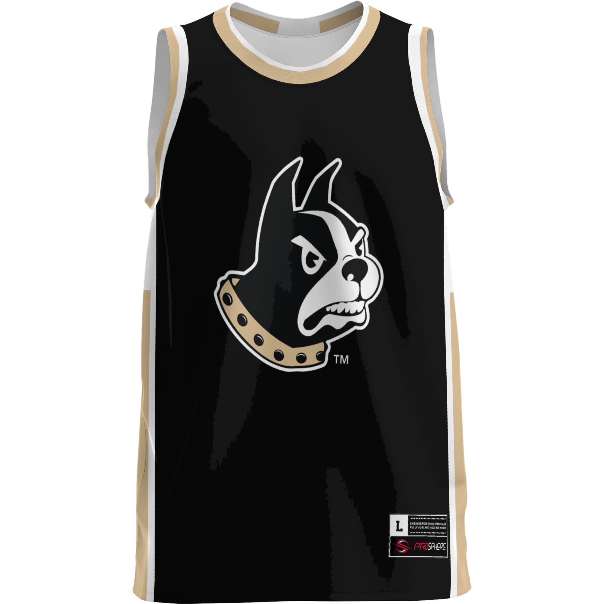 [DDG] Wofford Terriers GameDay Greats Lightweight Basketball Jersey - Gold