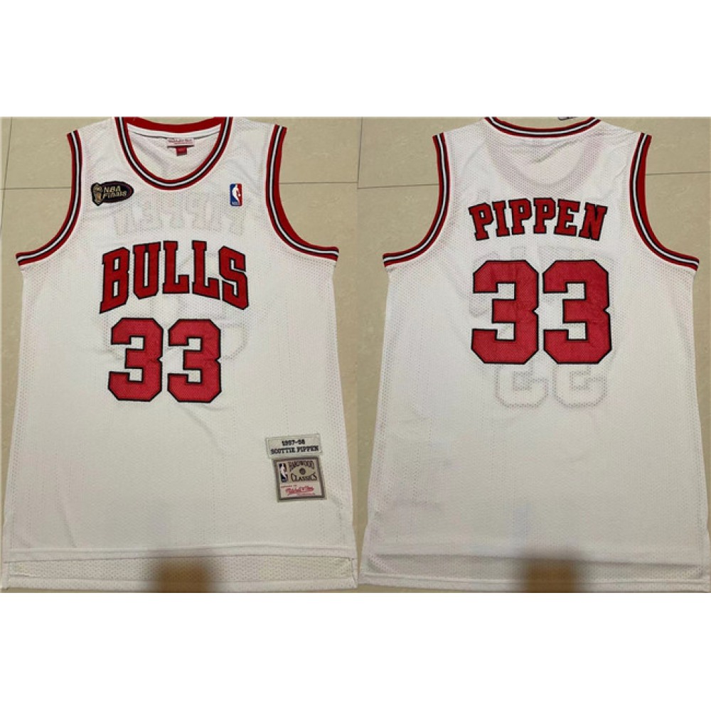 Elite Jersey Chicago Bulls 33 White - - Must-Have Jersey