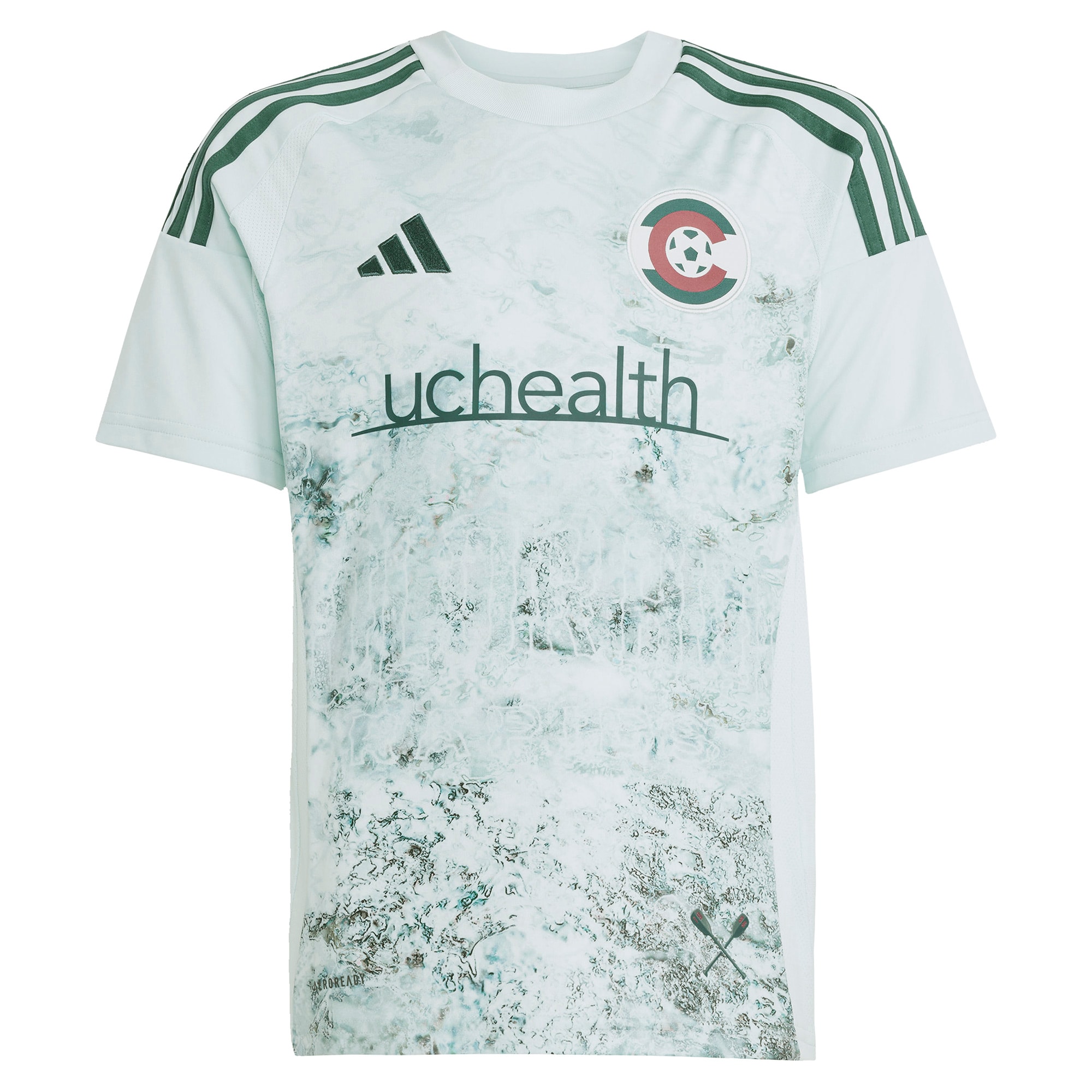 [SJH] Cole Bassett Colorado Rapids Youth 2025 Headwaters Replica Player Jersey - Green