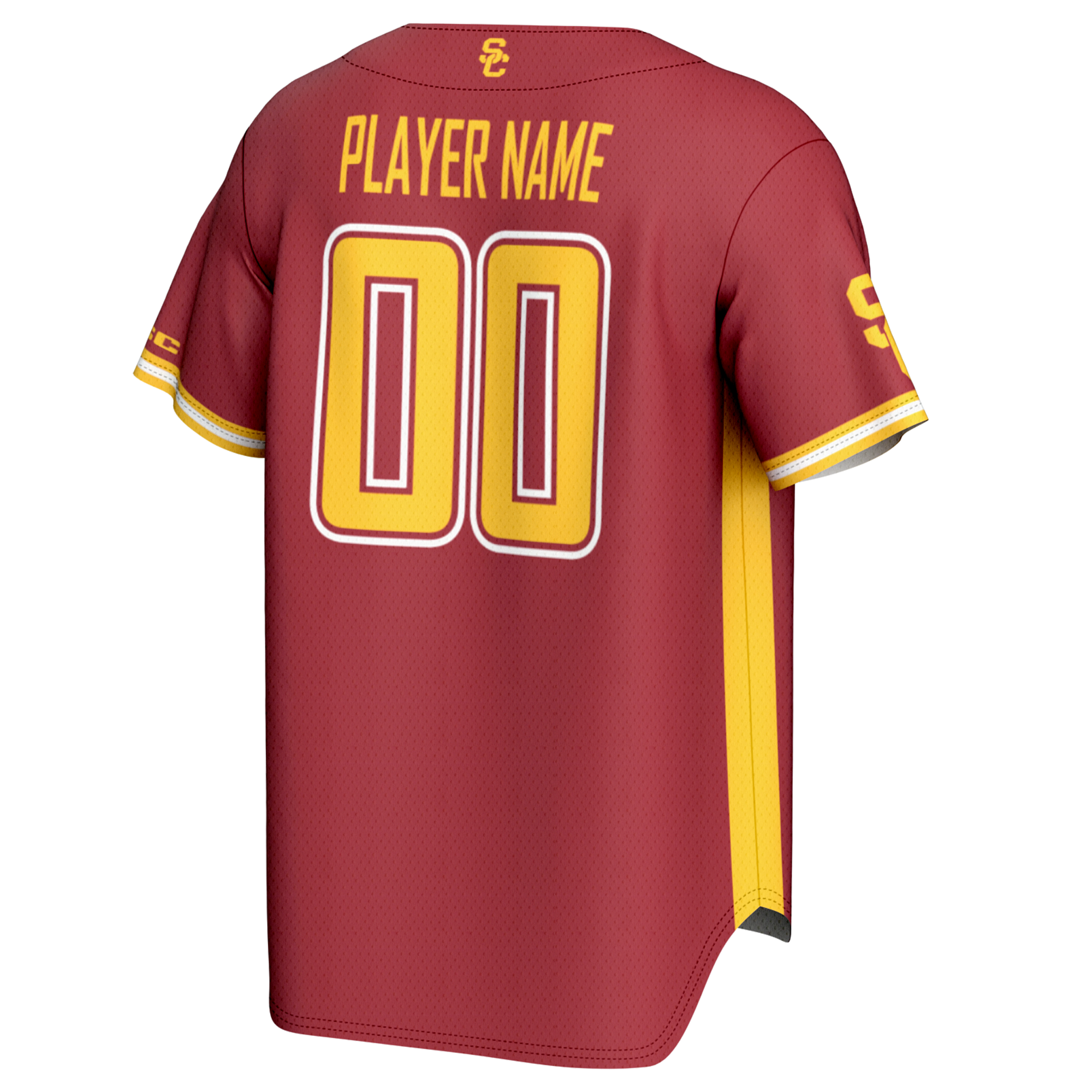 [NJP] USC Trojans GameDay Greats NIL Pick-A-Player Baseball Lightweight Jersey - Cardinal