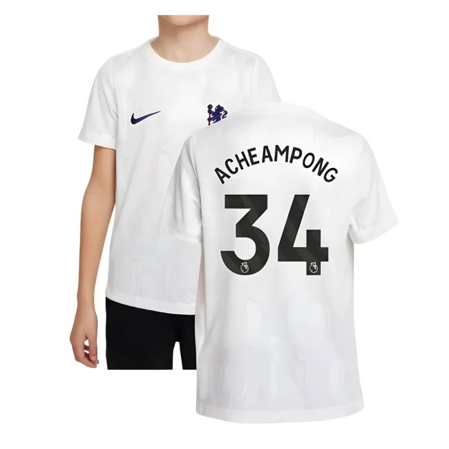 Ultra Comfort Chelsea Chelsea Pre Match Shirt White Kids Acheampon...