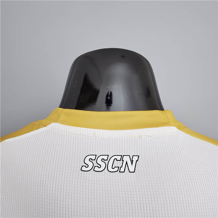Comfort Fit Napoli 21-22 Third White Soccer Jersey Football Shirt