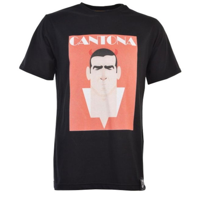 Manchester Reds Retro Cantona T-Top (Black)