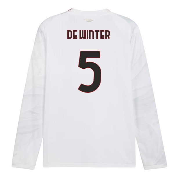 [DDJ] 2026 2027 AC Milan Long Sleeve Shirt Winter Away Apparel (De 5)