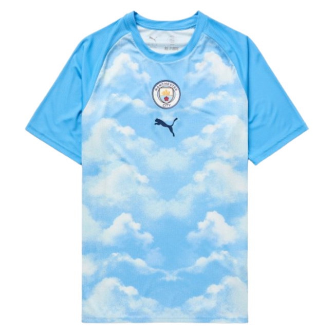 [JED] 2026-2027 Man City Warm Up Jersey (Icy Blue) - Kids (Kompany 4)