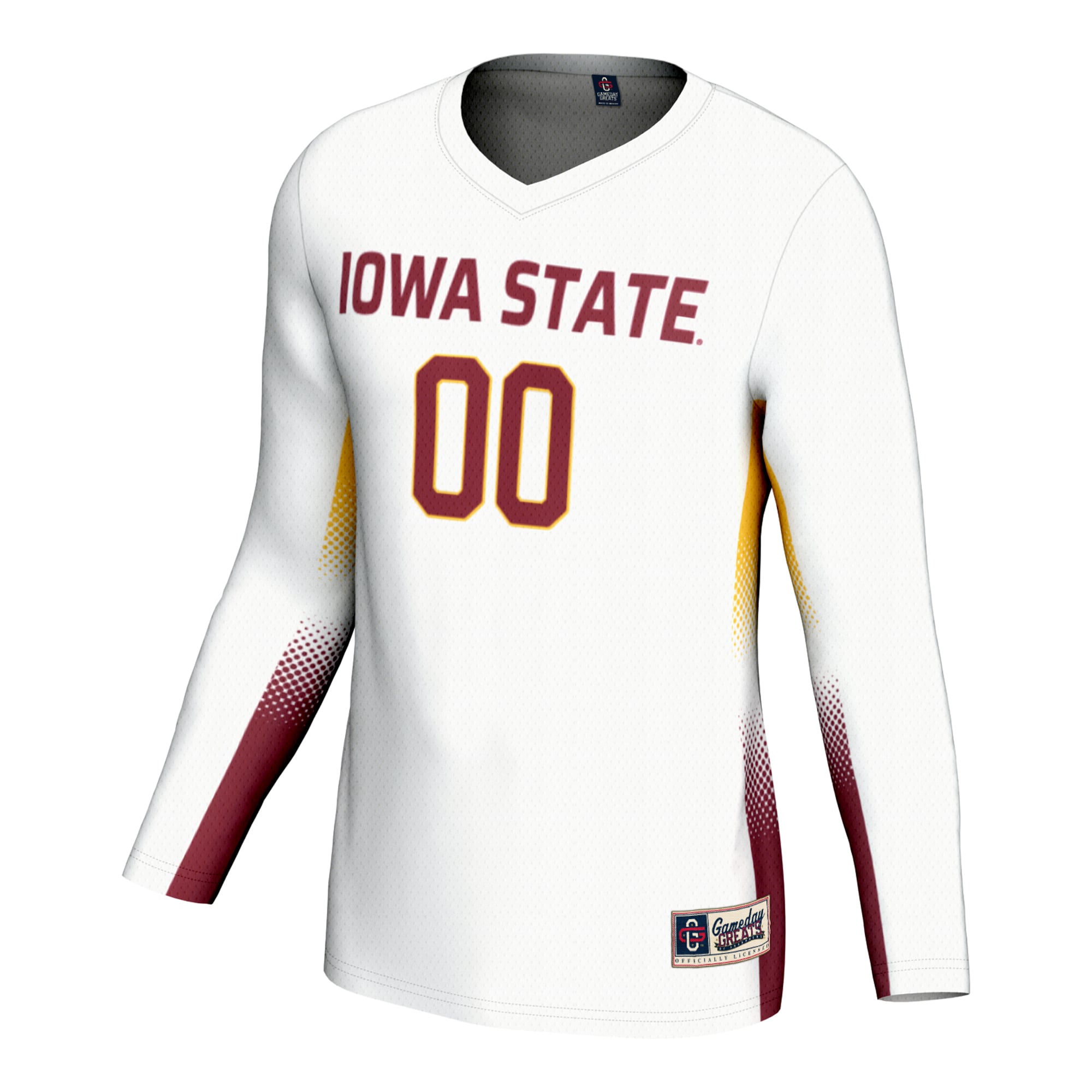 Iowa State Cyclones GameDay Greats Unisex NIL Lightweight Volleyball Jersey - White