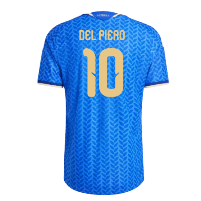 2026-2027 Italy Authentic Home Shirt (Del Piero 10) Official