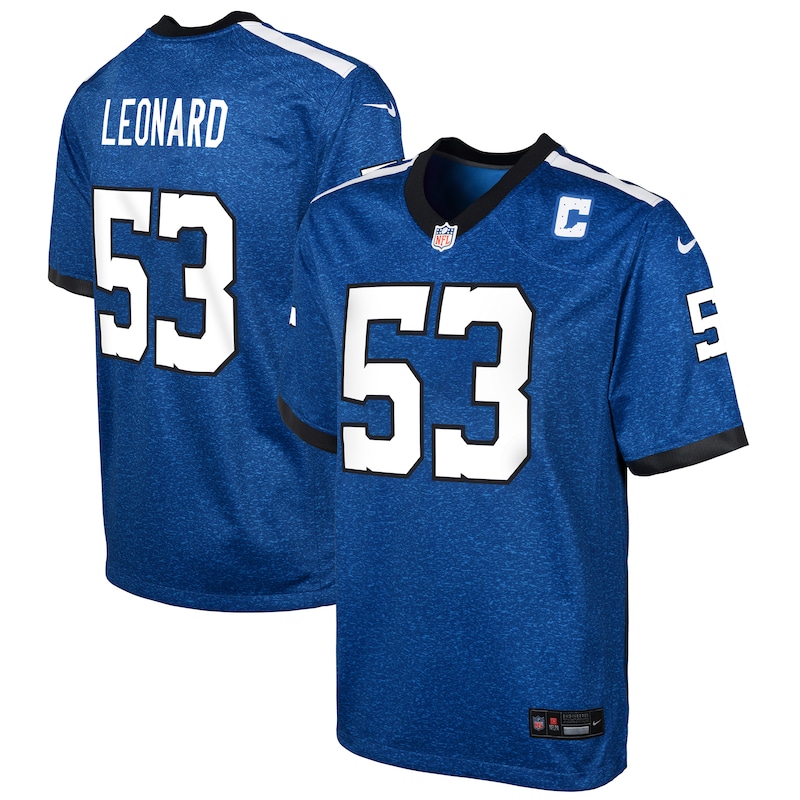 None Shaquille Leonard Indianapolis Colts Football Franchise Game J...