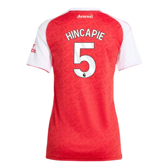 Arsenal 2024-25 Home Fan Version For Women (Hincapie Soccer Jersey