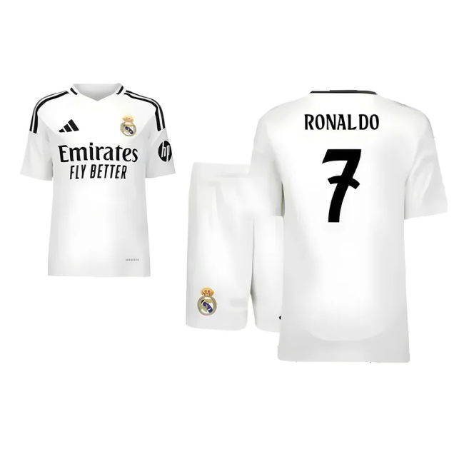 2024-2025 Real Madrid Home Kit for (Adult