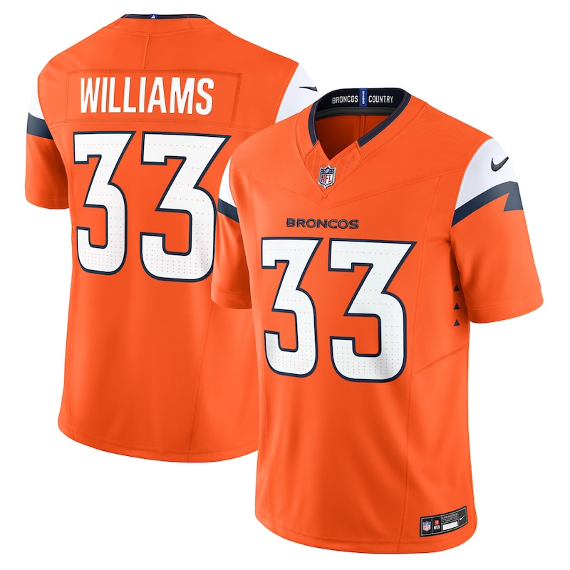 None Javonte Williams DEN Broncos Authentic Fan Favorite for NFL Fans