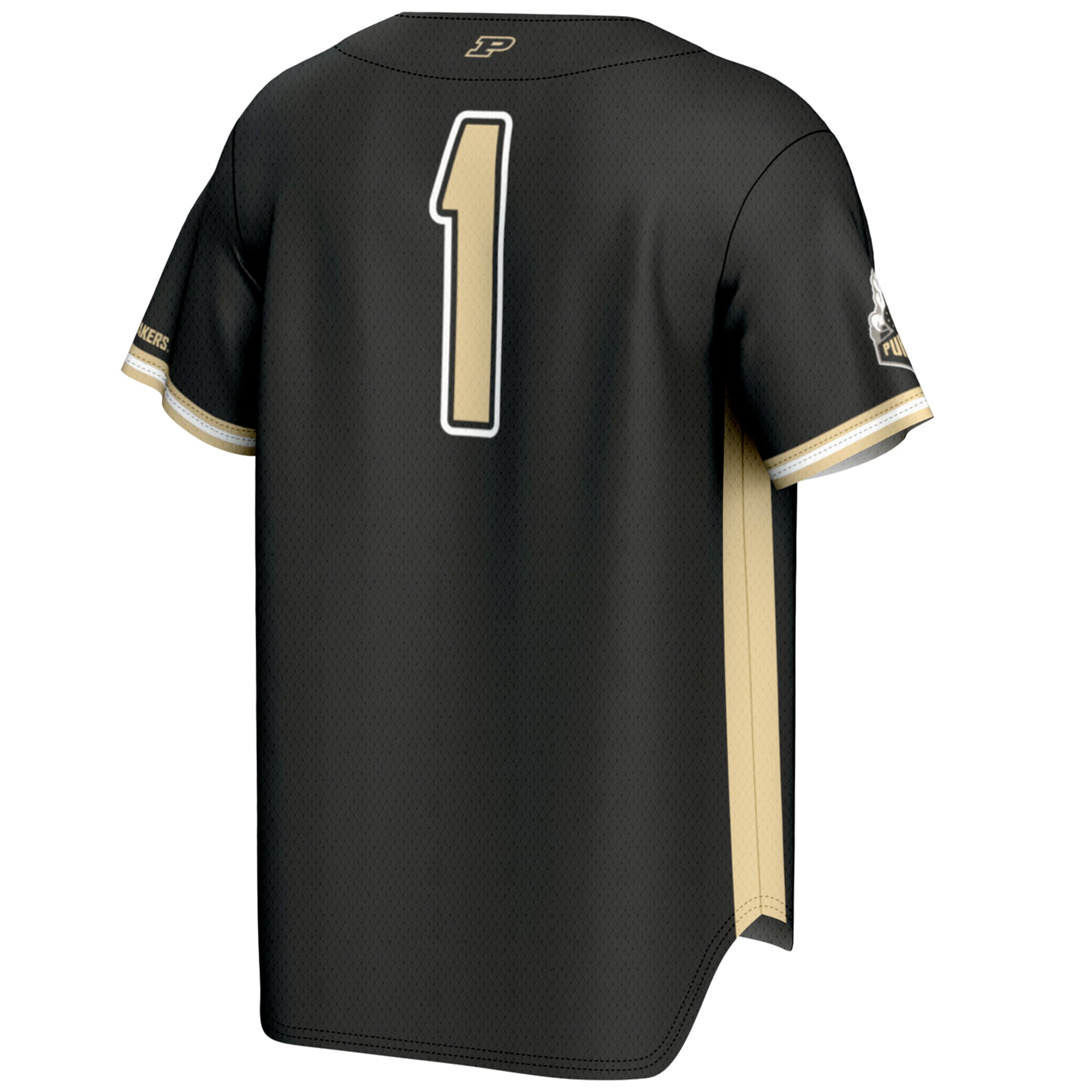 #1 Purdue Boilermakers GameDay Greats Youth Lightweight Baseball Jersey - Gold