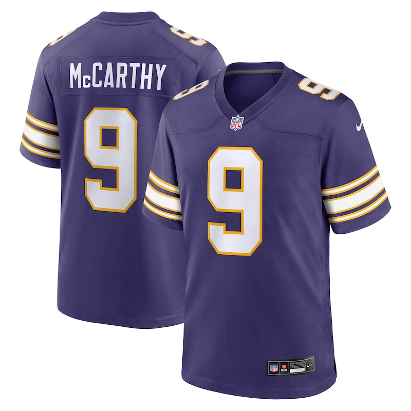 None J.J. McCarthy MIN Vikings Energetic Officially Licensed Jersey