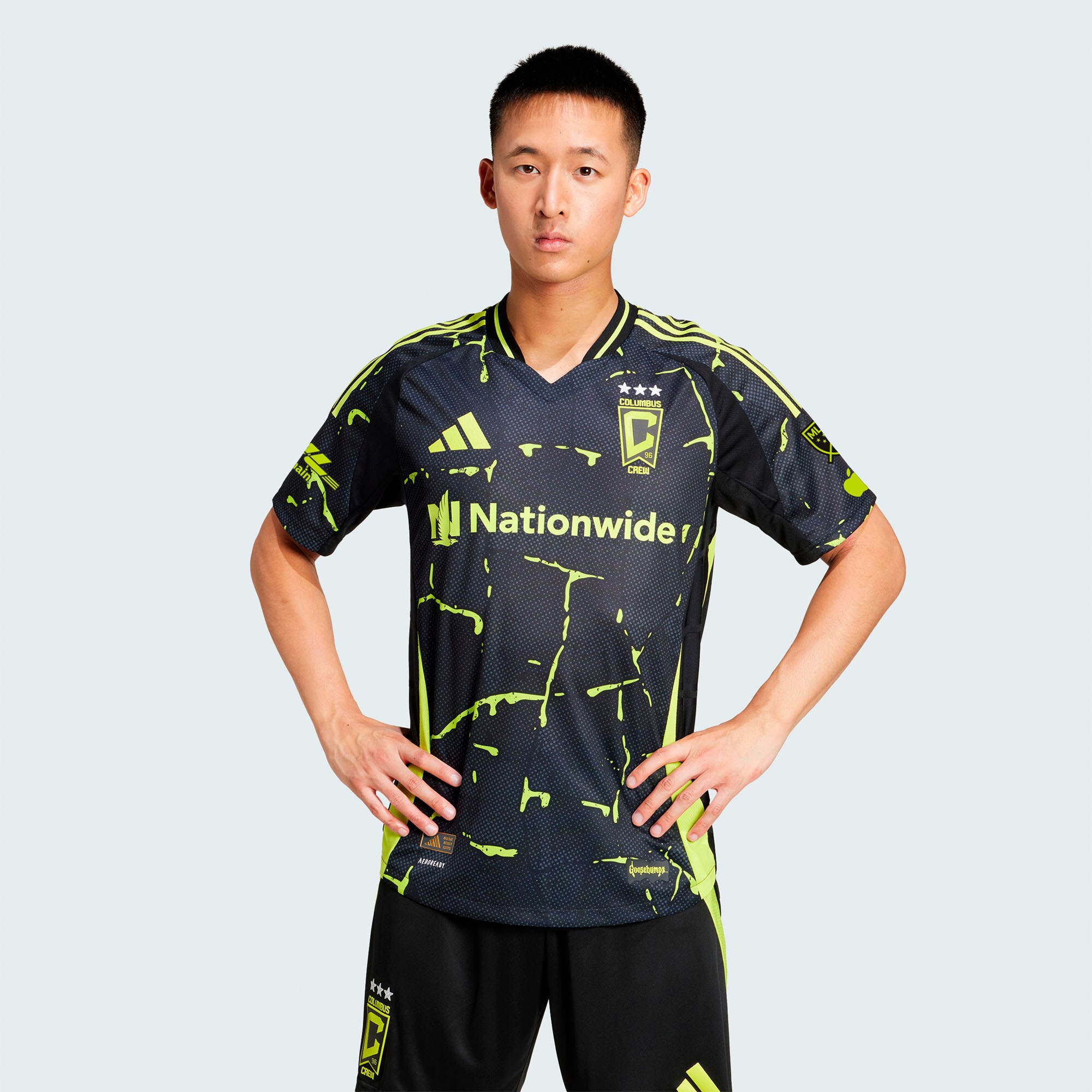 [SJH] Columbus Crew 2025 The Goosebumps Kit Authentic Jersey - Black