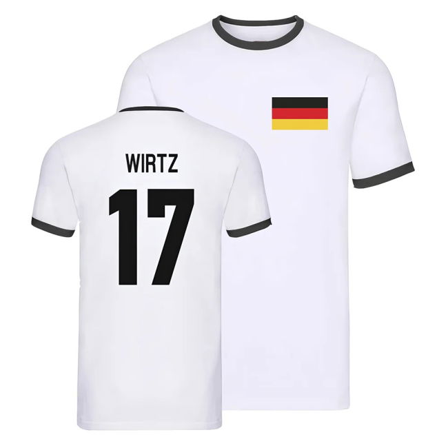 Authentic Germany Ringer T-Shirt Quality Performance Replica