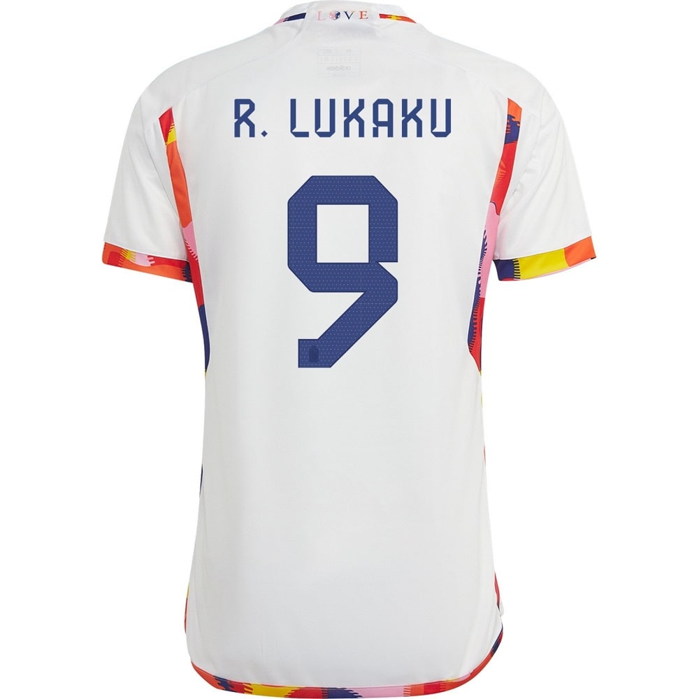 BELGIUM AWAY WORLD CUP 2022 LUKAKU JERSEY