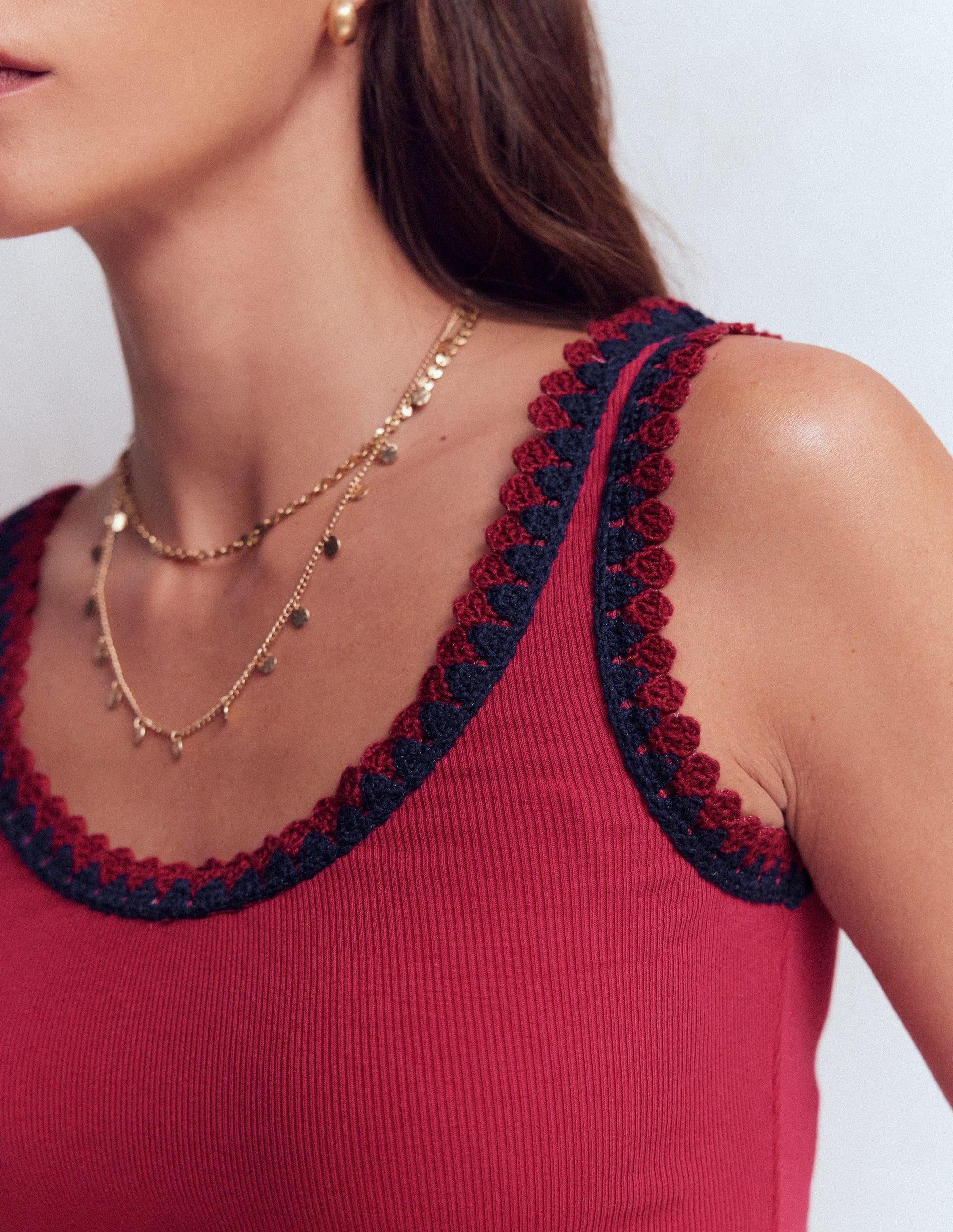 Maddie Trim Detail Vest