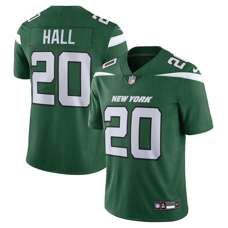 None Breece Hall NY Jets Bold Officially Licensed Jersey Football Appa