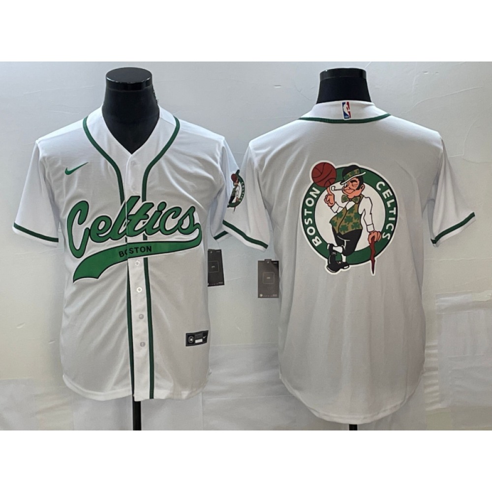 Elite Boston Celtics White Jersey - - NBA Collection