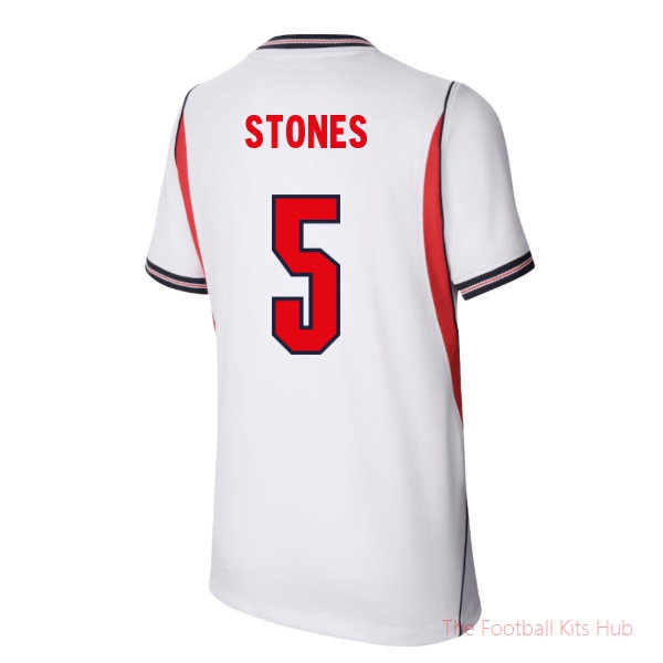 2026-2027 England Home Shirt (Kids) (Stones 5)