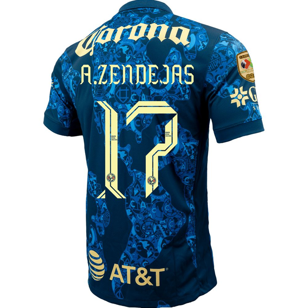 Club America Zendejas 2024-2025 UCL Away Jersey – Authentic Shirt