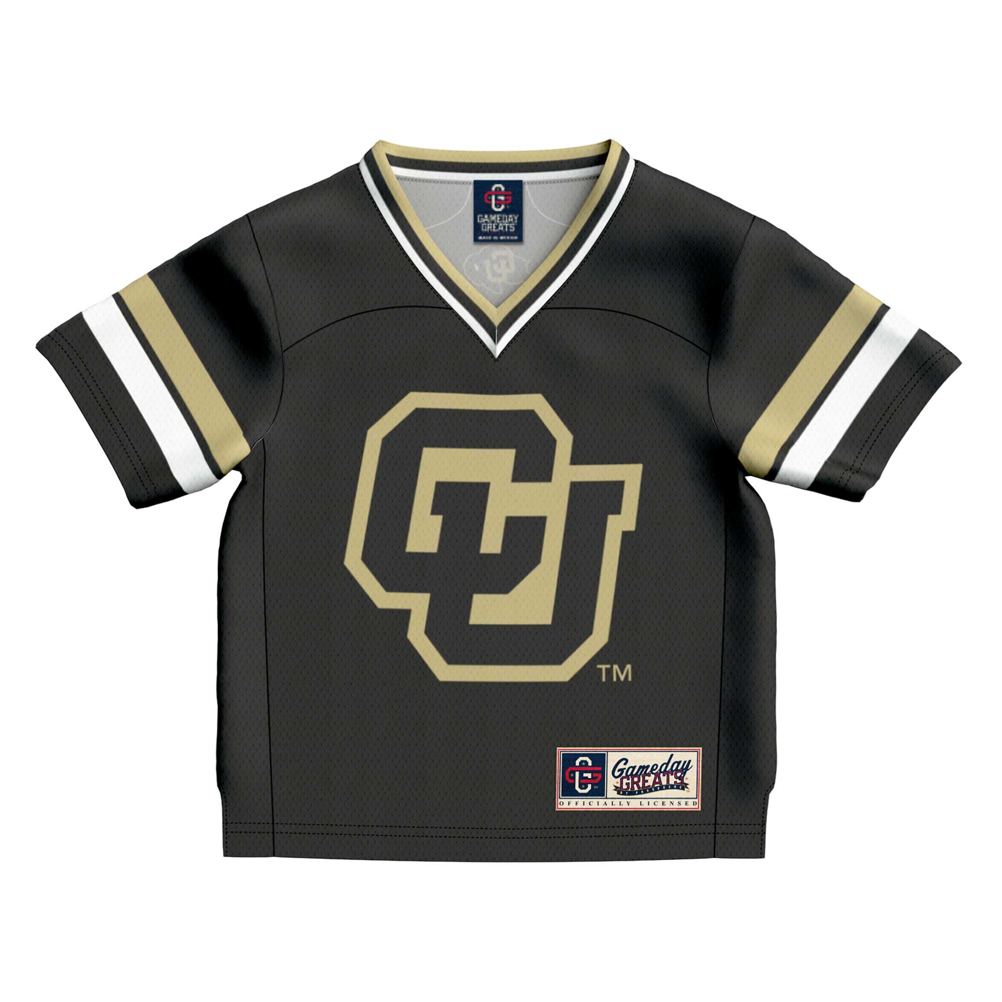 #1 Colorado Buffaloes GameDay Greats Infant Collegiate Football Fashion Jersey - Black