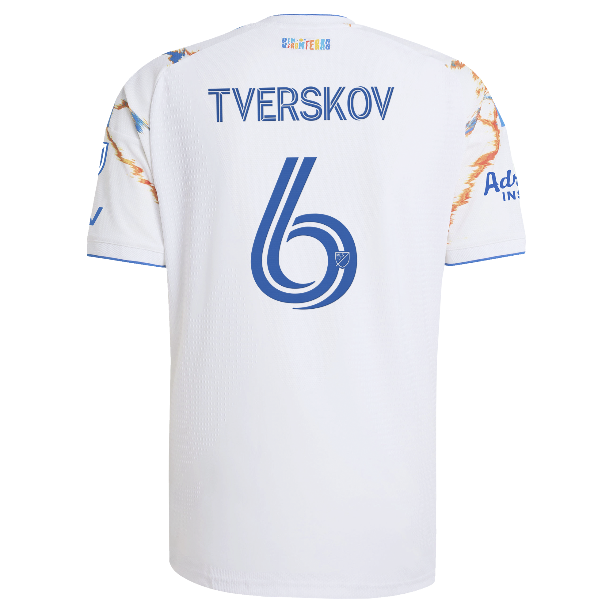 [LK] Jeppe Tverskov San Diego FC 2026 Unprecedented Unity Kit On-Field Authentic Patch Jersey - White