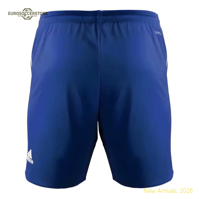 2017-2018 Schalke Adidas Away Shorts (Blue) - Kids