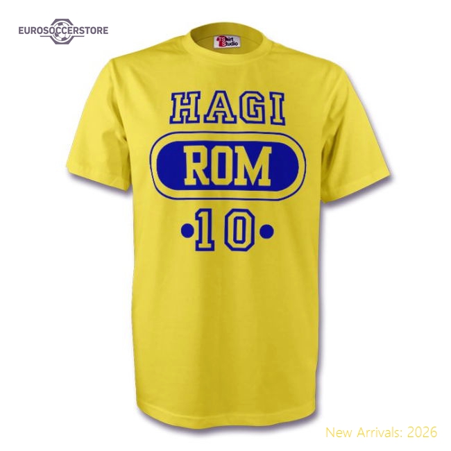 Gheorge Hagi Romania Rom T-shirt (yellow) - Kids