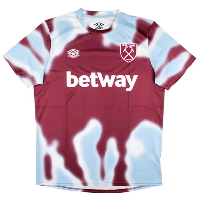 West Ham Warm Up Jersey official style Shirt 2024-2025 (Unisex