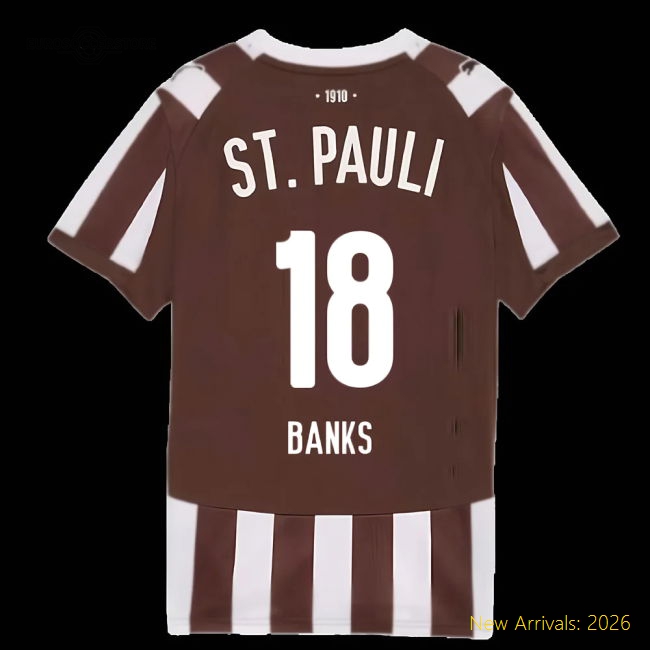 2025-2026 Football Team Kids Child-friendly Banks Jersey Climacool