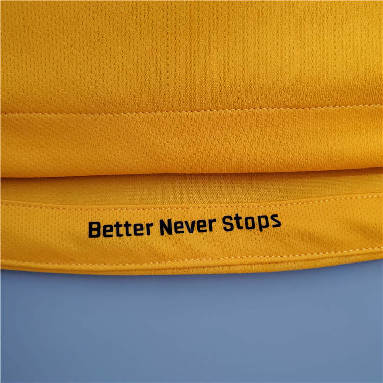 Wolverhampton Wanderers 21-22 Home Yellow Soccer Jerseys Football