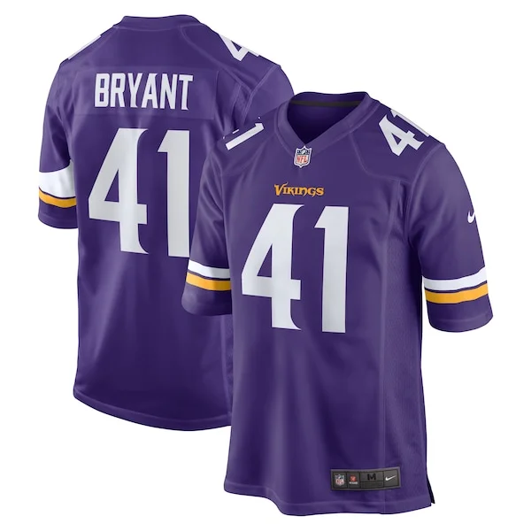 None Game NFL Jersey - Purple | Durable Football Apparel | NFL Footbal