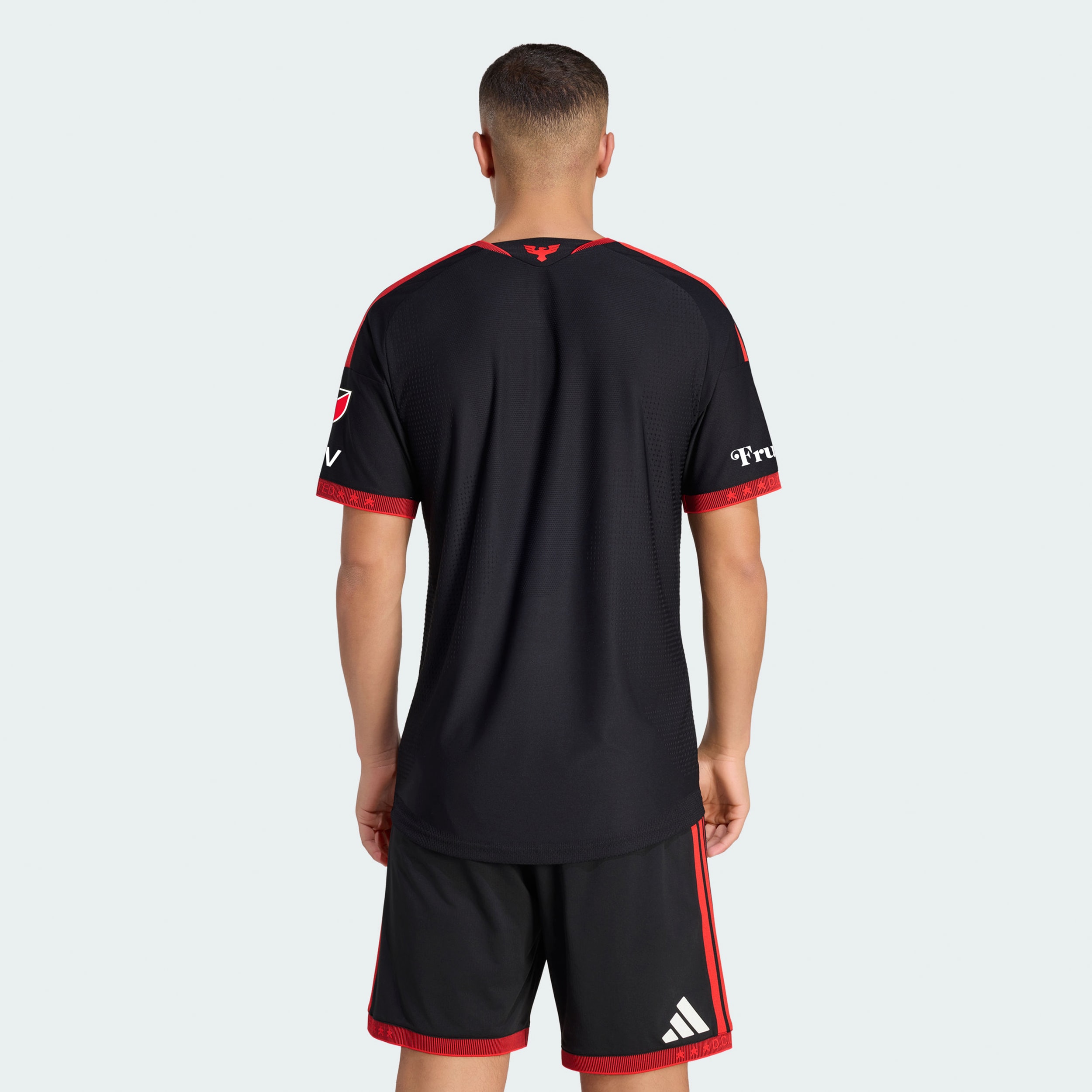 [JED] D.C. United 2026 Black-and-Red Kit On-Field Authentic Patch Jersey - Black
