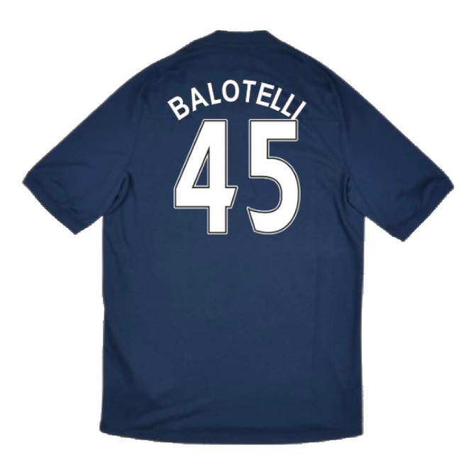Men's Manchester City 2010-11 Away Shirt ((Very Good) XL) (Balotell...