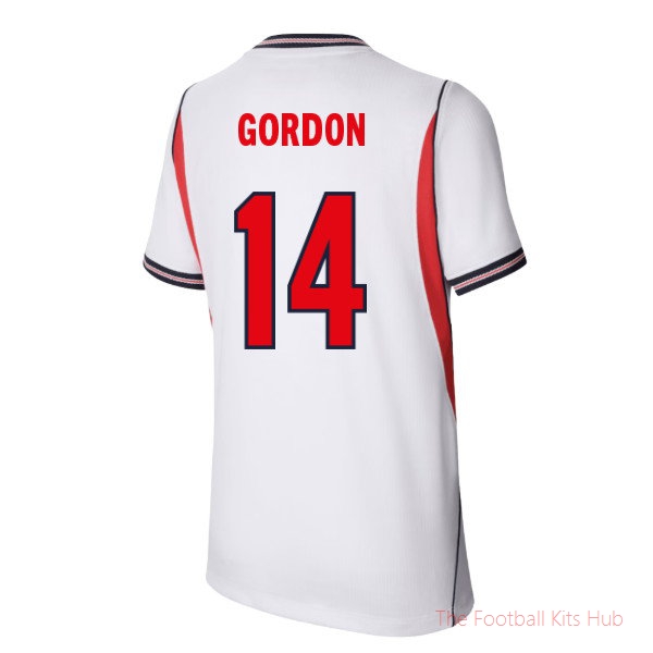 2026-2027 England Home Shirt (Kids) (Gordon 14)