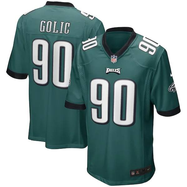 None Mike Golic Game Jersey - Green | NFL Player Jersey | NFL Football