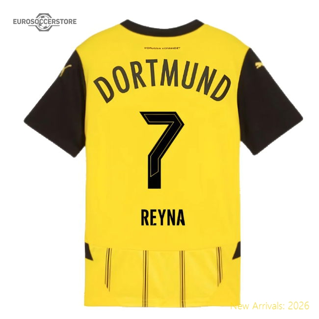 Borussia Dortmund 2024-25 Home Fan Version For Kids (Reyna Game