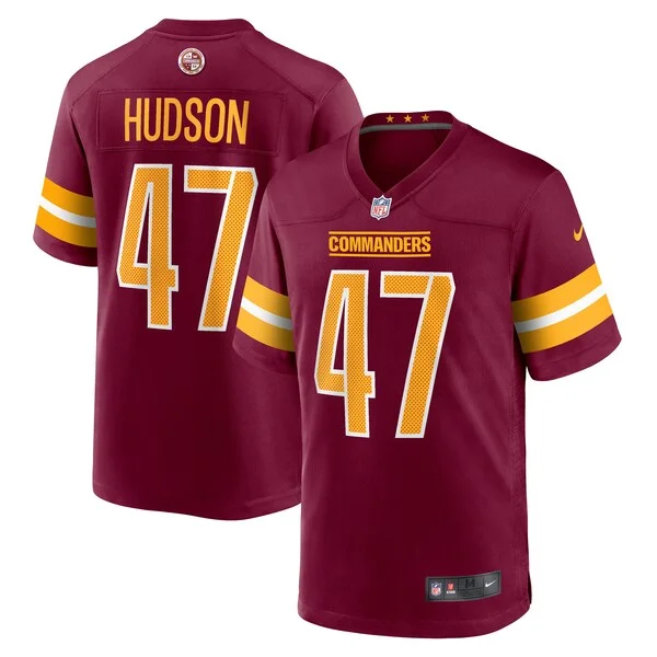None Khaleke Hudson Game Jersey - Burgundy | NFL Player Jersey