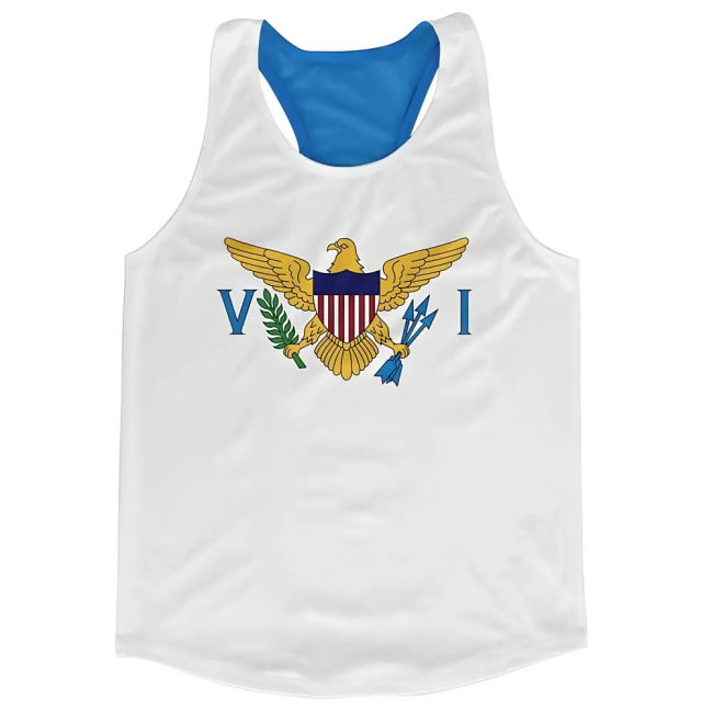 Climate-Control Pro-Grade U.S. Virgin Islands Flag Running Vest