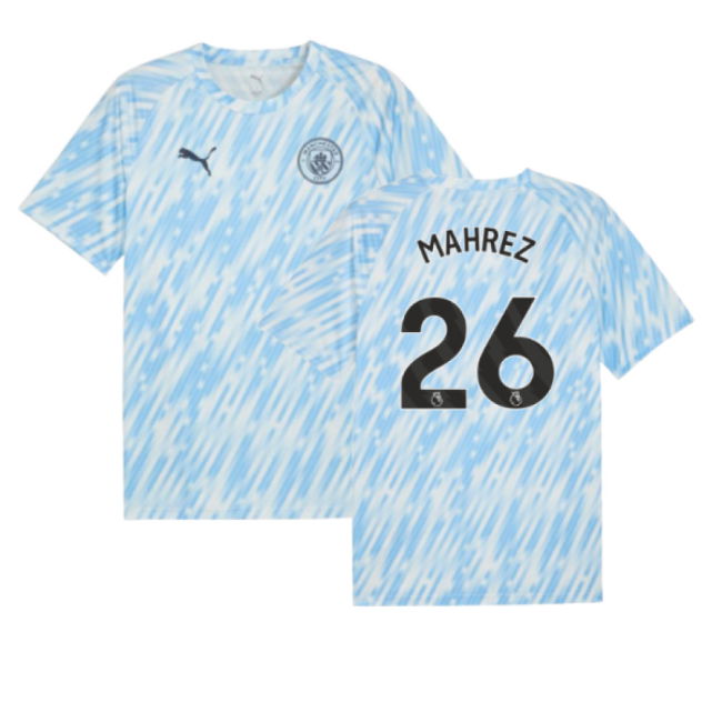 2025-2026 Man City Jersey (Silver Sky) (Mahrez 26) (Silver Sky)